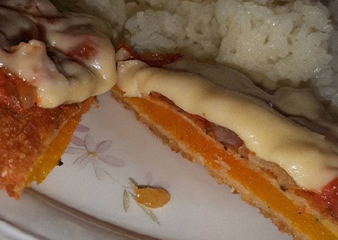 Milanesas de calabaza a la napolitana!!!