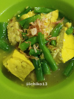 Foto resep Sayur Buncis Tahu & Tempe Bumbu kuning