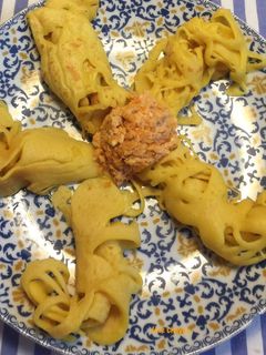 Una foto de Crepe Malasio (Roti Jala)