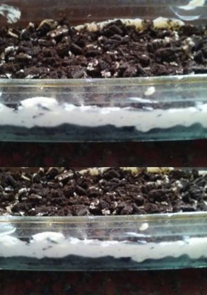 Una foto de Cheesecake de oreo
