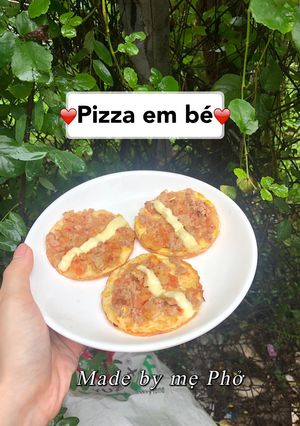 Hình của món Pizza em bé.