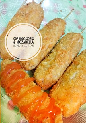 Foto resep Corndog Sosis dan mozarella
