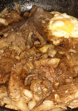 Una foto de Hígado encebollado thiaguin