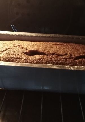 Una foto de Budín de chocolate con harina de lino