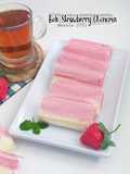 Bolu Kukus Vanila Strawberry 1 telur irit takaran sendok