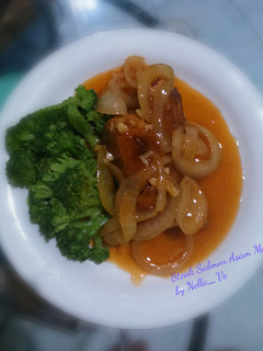 Foto resep Steak Salmon Asam Manis