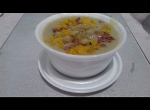Foto de Sopa de banana verde, receita da Família