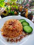 Nasi Goreng Cili Kering Campur Ayam