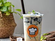 Gambar es cincau susu