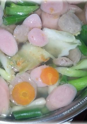 Foto resep Sop Bakso Sosis