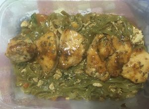 Foto resep Mie goreng kale with grilled chicken