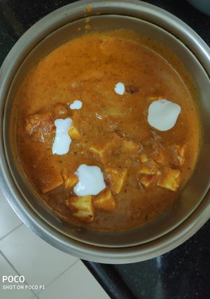 A picture of Paneer Makhanwala.