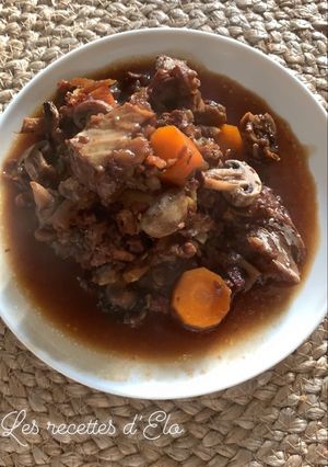 Une photo de Cabillaud à la bourguignonne au Cookeo