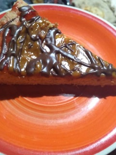 Una foto de Tarta con dulce de leche y coco