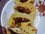 Creps with meat