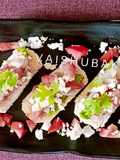 Koshimbir And Paneer Mini Fusion Bruschetta/ Indian Style Bruschetta
