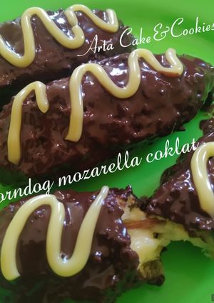 Foto resep Corndog mozarella coklat