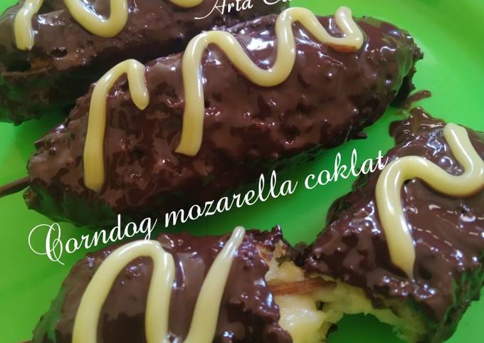 Corndog mozarella coklat