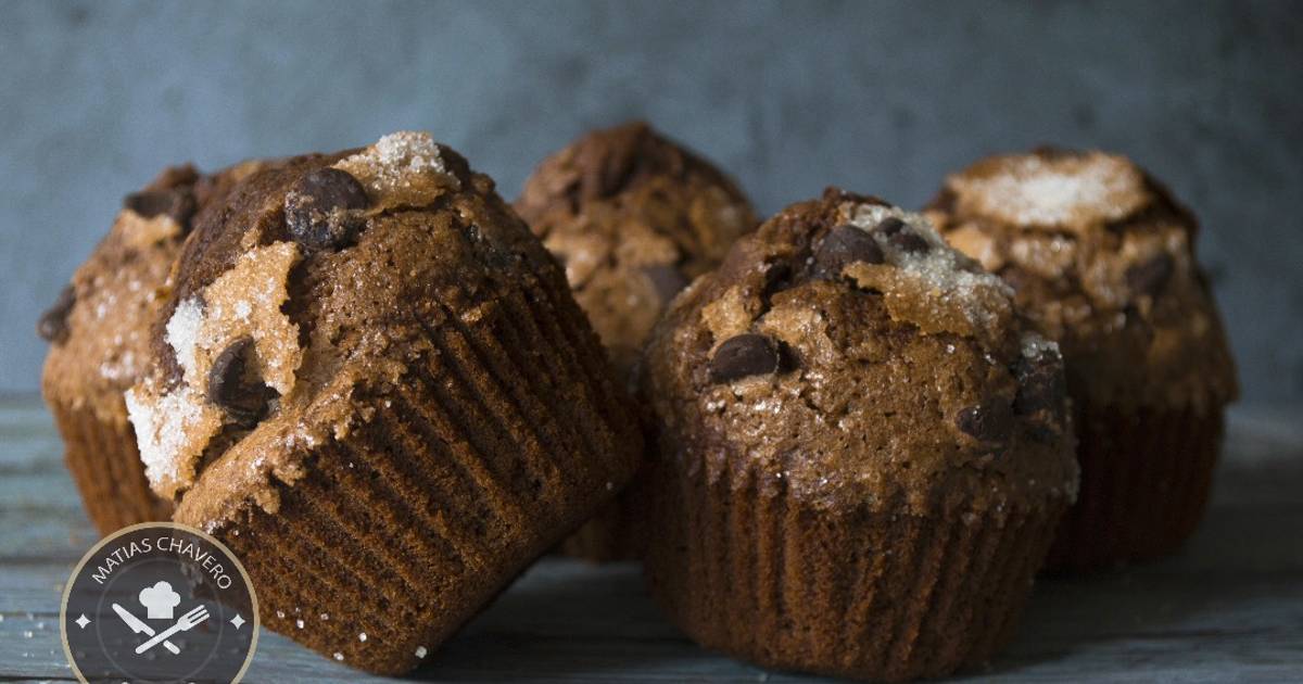 Magdalenas de chocolate Receta de Matias Chavero Cookpad
