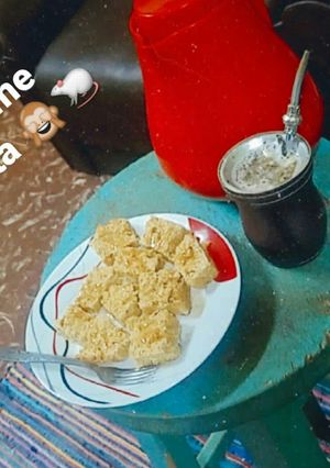 Una foto de Torta de naranja y avena