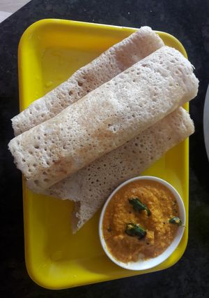 A picture of Corn Dosa.