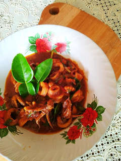 Foto resep Cumi Saus Padang