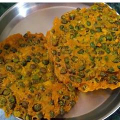 A picture of Green chana bhabhra.