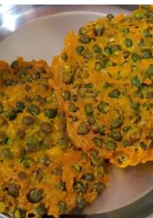 A picture of Green chana bhabhra.