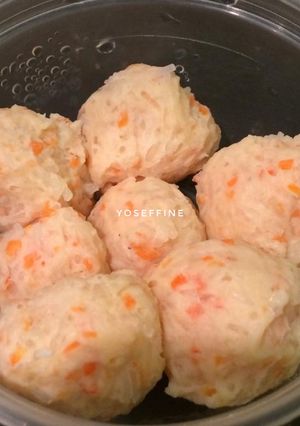 Foto resep Bakso udang ayam for kids