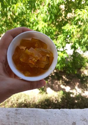 عکسی از دستور مربای پوست هندوانه