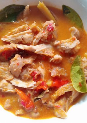 Foto resep Ayam suwir santan