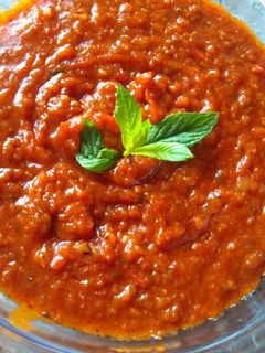 صورة لوصفة صلصه البيتزا 😍