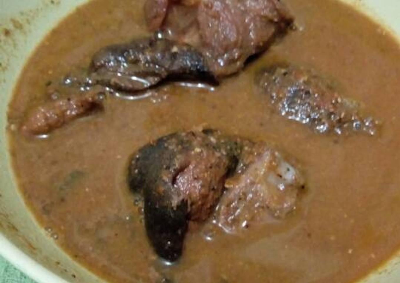 Goat meat peppersoup