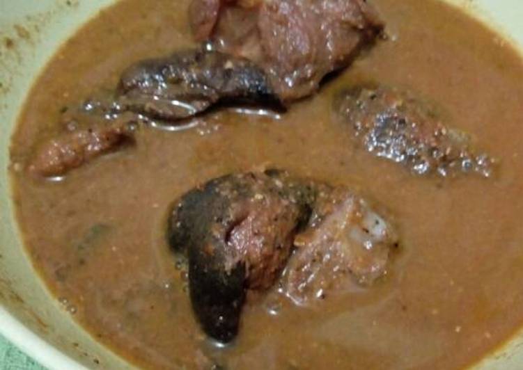 Recipe of Speedy Goat meat peppersoup