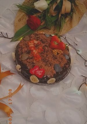 عکسی از دستور کیک موکا با پودر قهوه