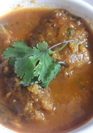 A picture of Chana saag ki sabji.