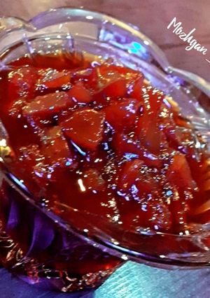 عکسی از دستور مربای به همراه با نکات ویژه پخت