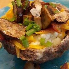 Loaded Burger Bowls A picture of Loaded Burger Bowls.