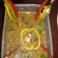 A picture of Greengram stew.