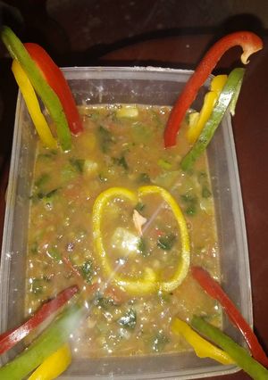 A picture of Greengram stew.