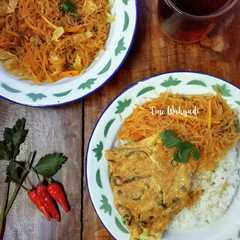A picture of Bihun goreng Pedas.