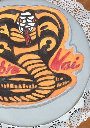 Una foto de Torta Cobra kai