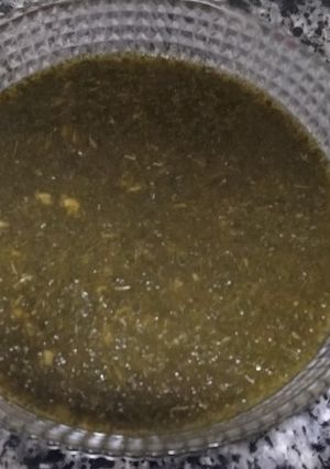 صورة لوصفة ملوخية ناشفة