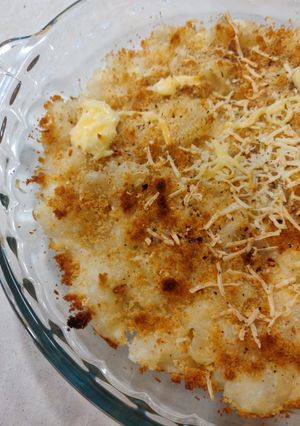 A picture of Baked Macaroni and Cheese.