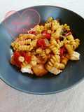 Fusilli dell'orto con bocconcini di bufala😋😋