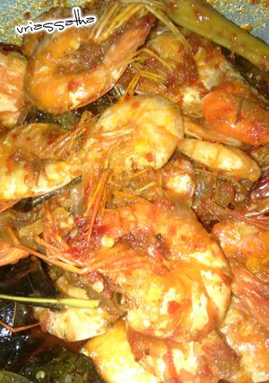 Foto resep Udang sambal pedas manis