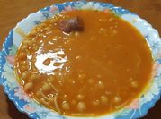 Una foto de olla express garbanzos
