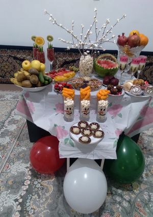 عکسی از دستور سفره شب یلدا ۱۴۰۱