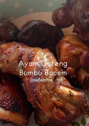 Foto resep Ayam goreng bumbu bacem