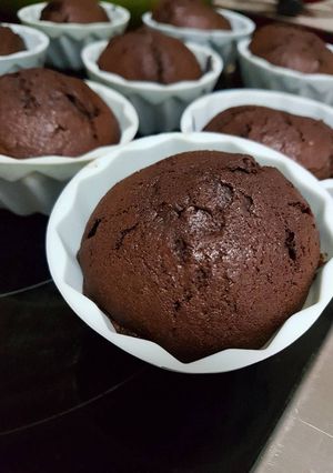 A picture of Simple Chocolate muffins.